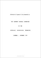 ASF 11th Conference Abstracts