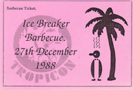 Tropicon BBQ Ticket