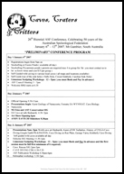 26th conference Preliminary Program