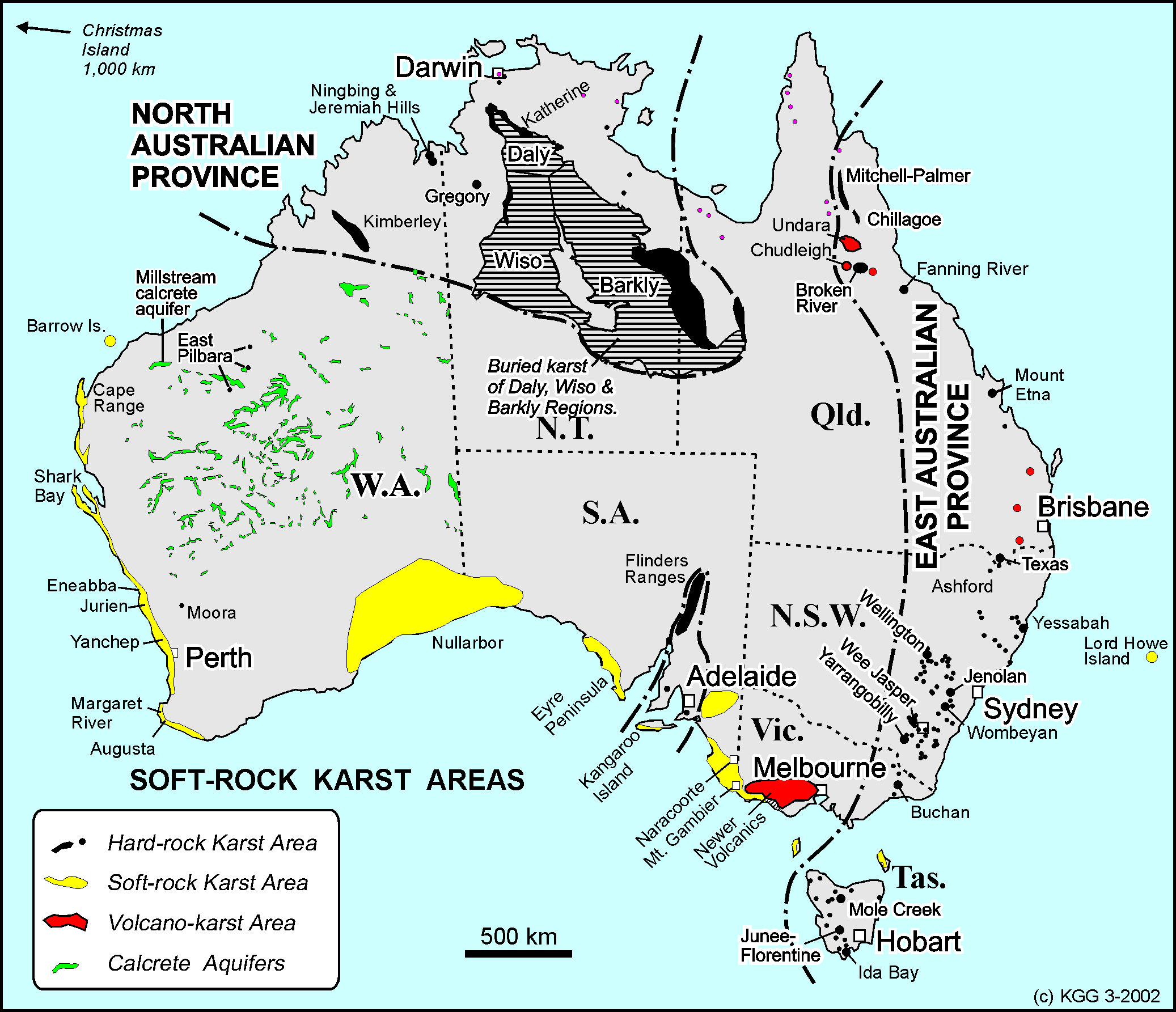 [Detailed Karst Map of Australia]