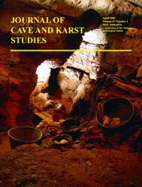 Journal of Cave and Karst Studies cover